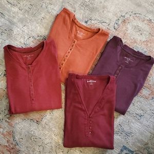 Eddie Bauer long sleeve shirt bundle size L